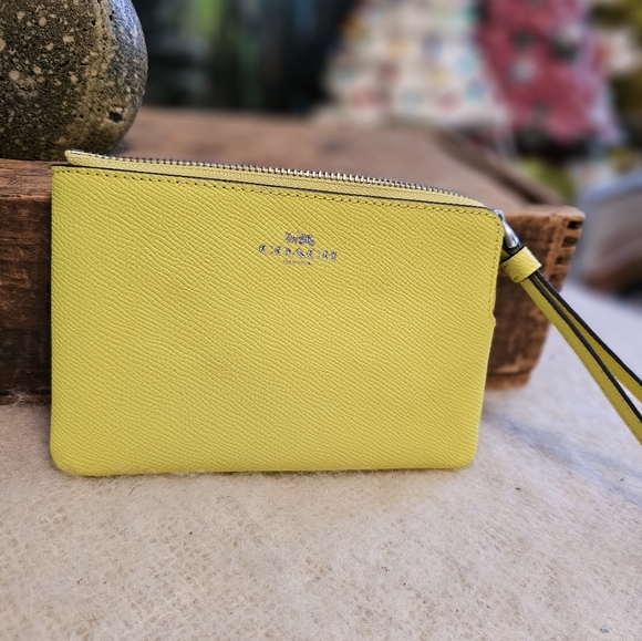 Coach Leather Wristlet - Picture 3 of 5